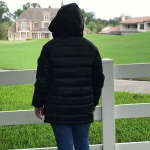 Converse womens sideline down puffer jacket black deals